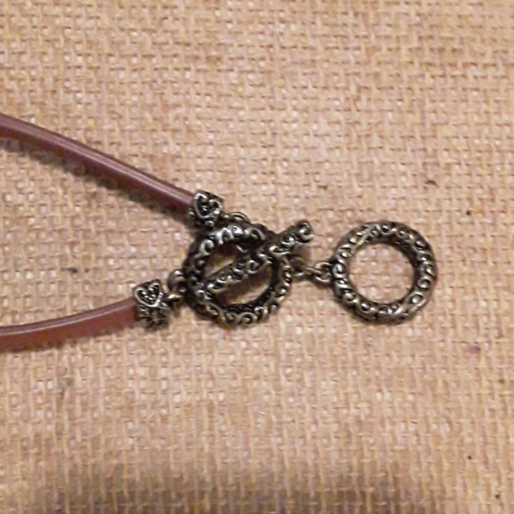 Premier Designs Leather Wrap Adjustable Bracelet - image 4